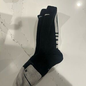 Nike Black and Gray Athletic Socks